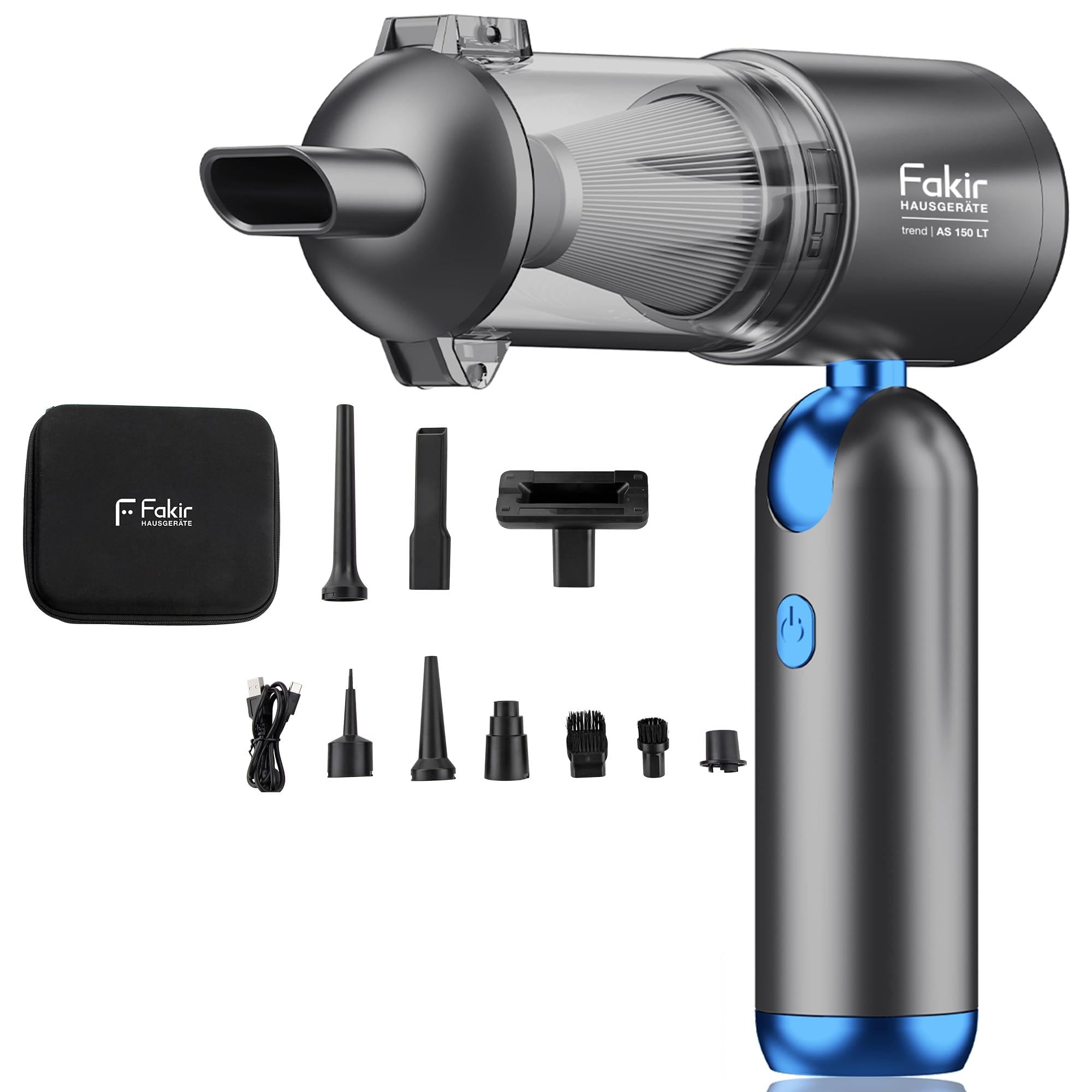 fakir-trend-as-150-lt-4in1-akku-handstaubsauger-120-w-in-anthrazit-blau image 1