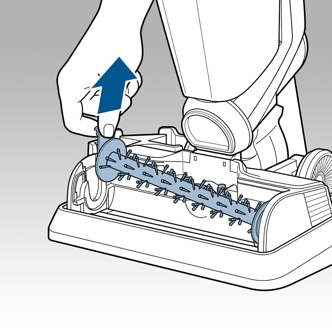 bissell-crosswave-2786f-teppich-b-rstenrolle-x7-max image 3