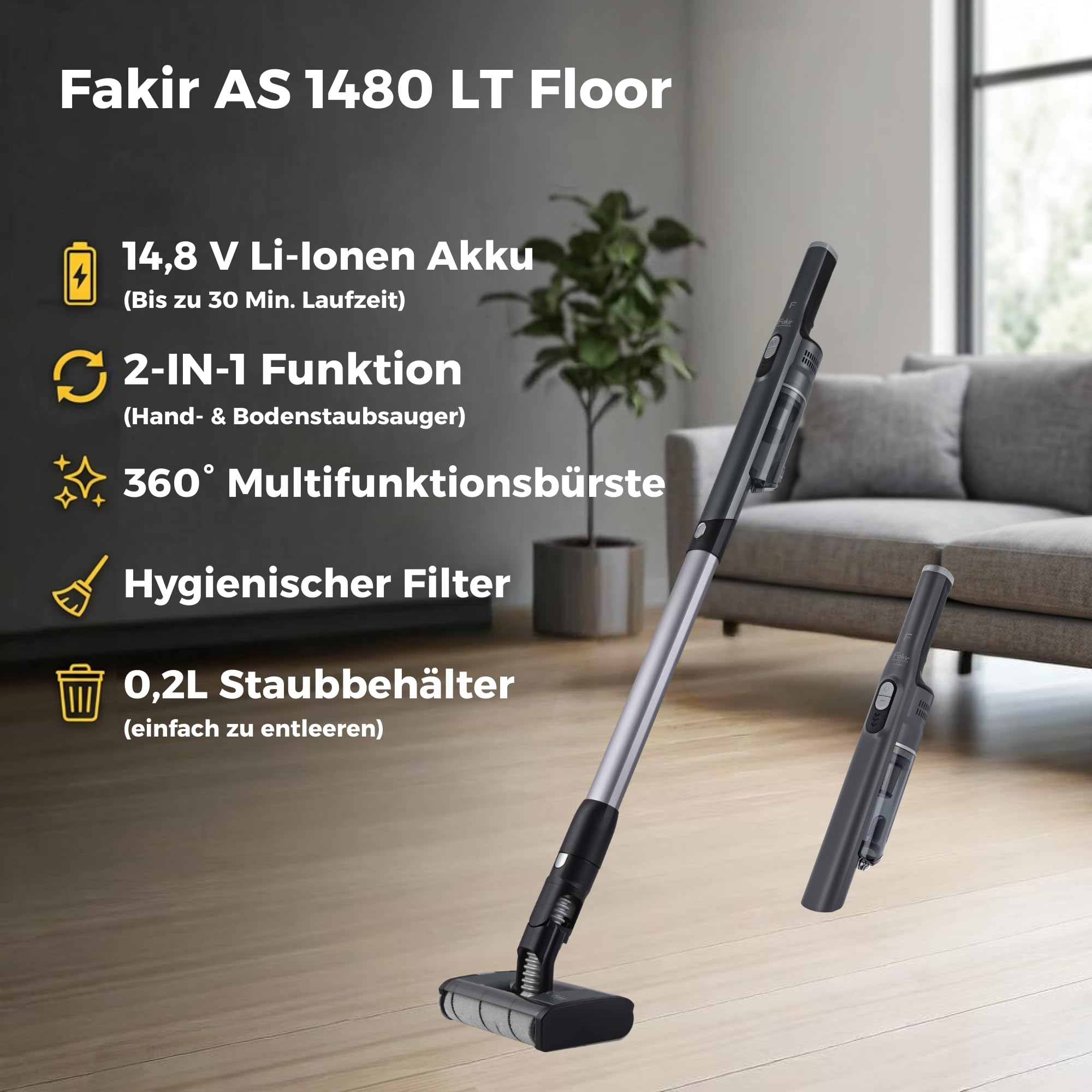 fakir-premium-as-1480-lt-akku-staubsauger-30-min image 2