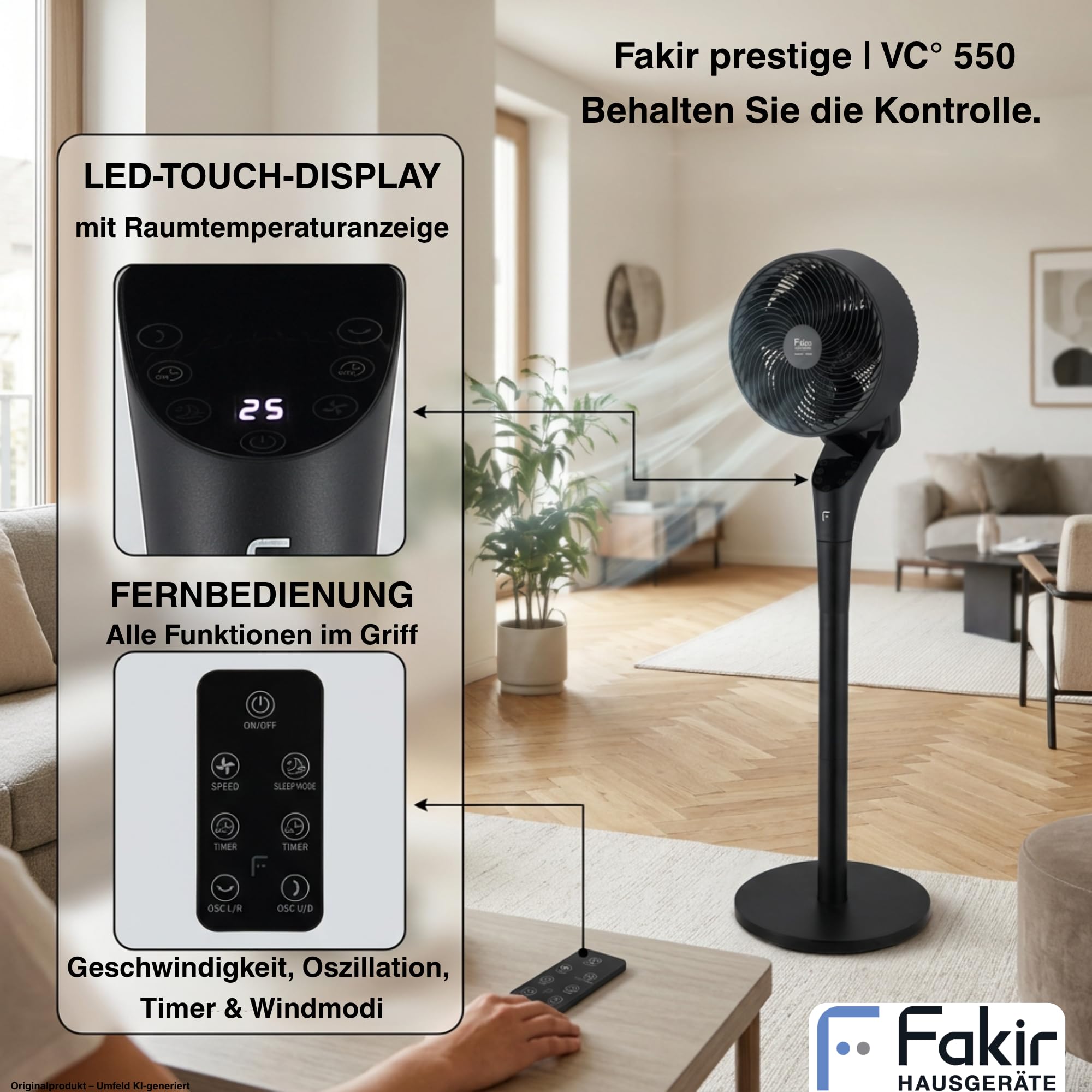 fakir-prestige-vc-550-2in1-standventilator-mit-dc-motor-in-anthrazit image 7