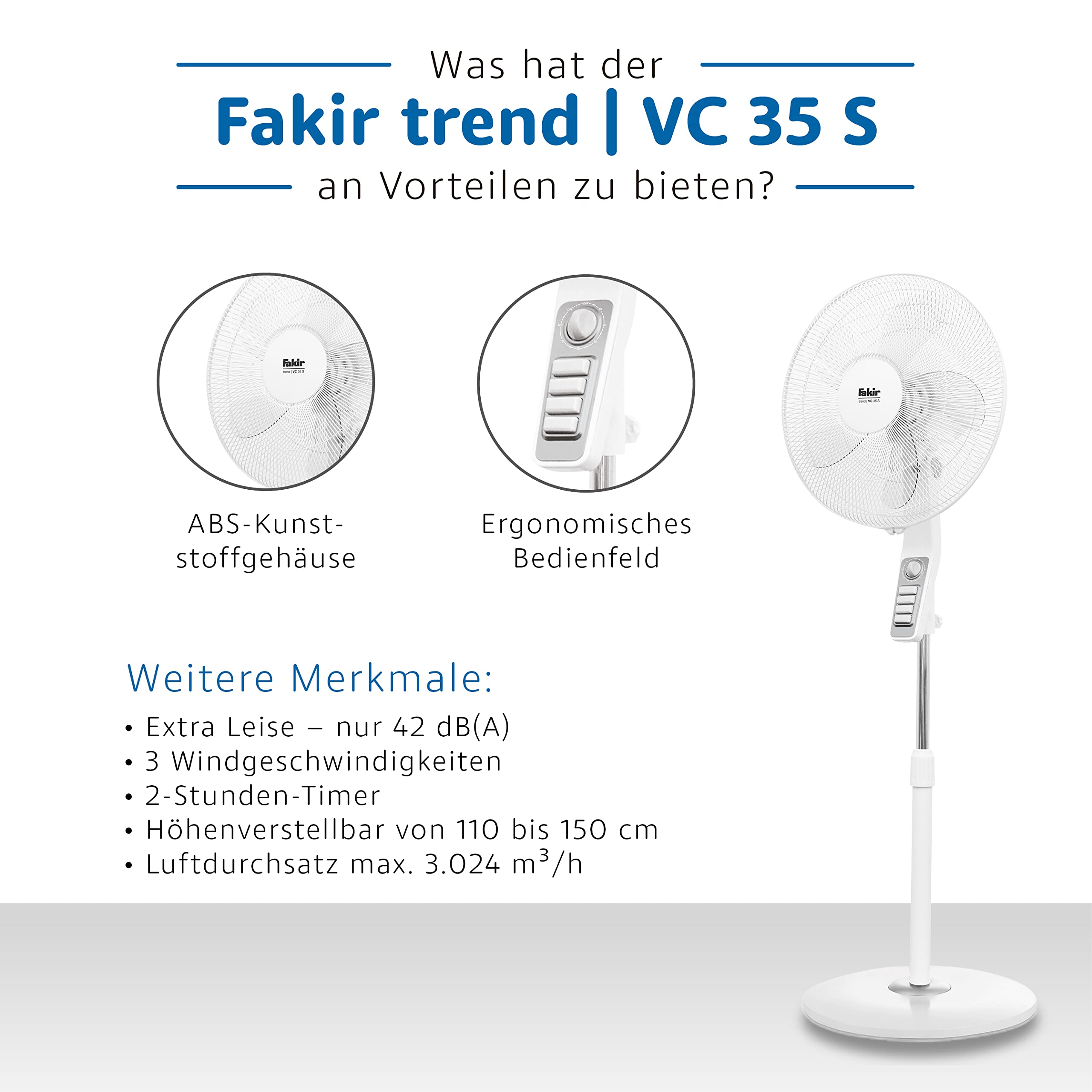 fakir-trend-vc-35-s-standventilator-wei-60w-h-henverstellbar image 5