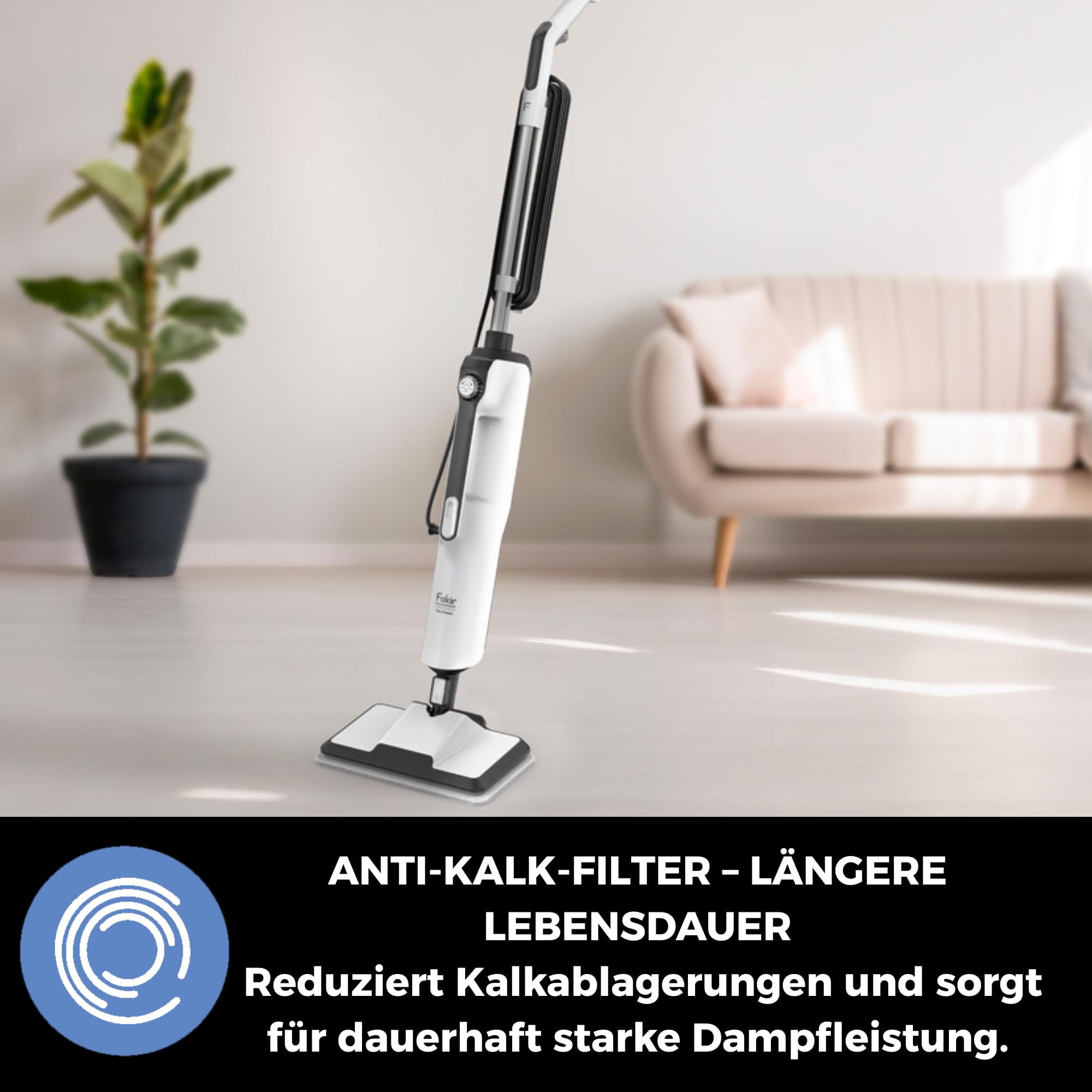 fakir-duo-steam-2-in-1-dampfreiniger-1400w-mit-380-ml-tank image 5