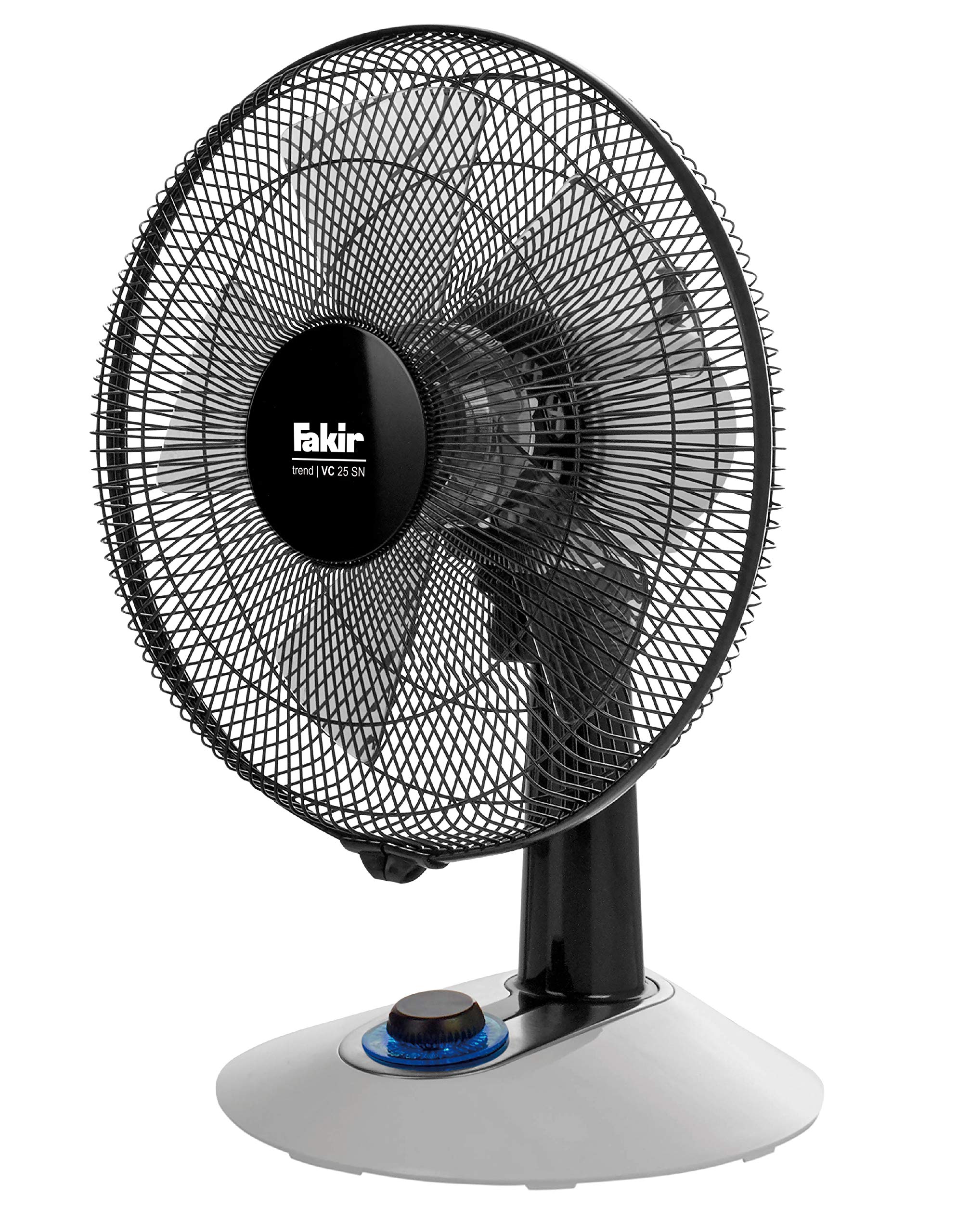 fakir-trend-vc-25-n-tischventilator-38-db-schwarz-wei image 1
