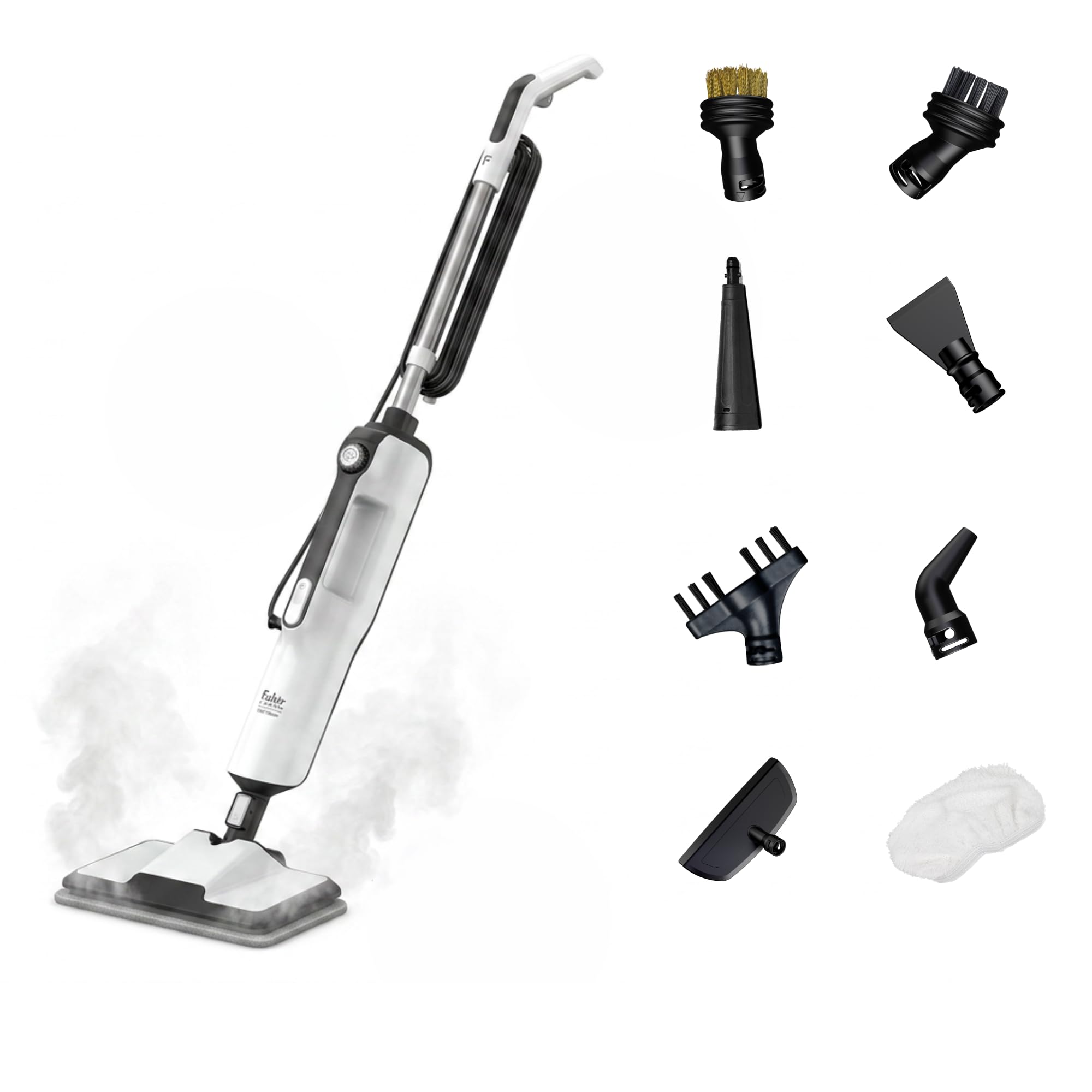 fakir-duo-steam-2-in-1-dampfreiniger-1400w-mit-380-ml-tank image 1