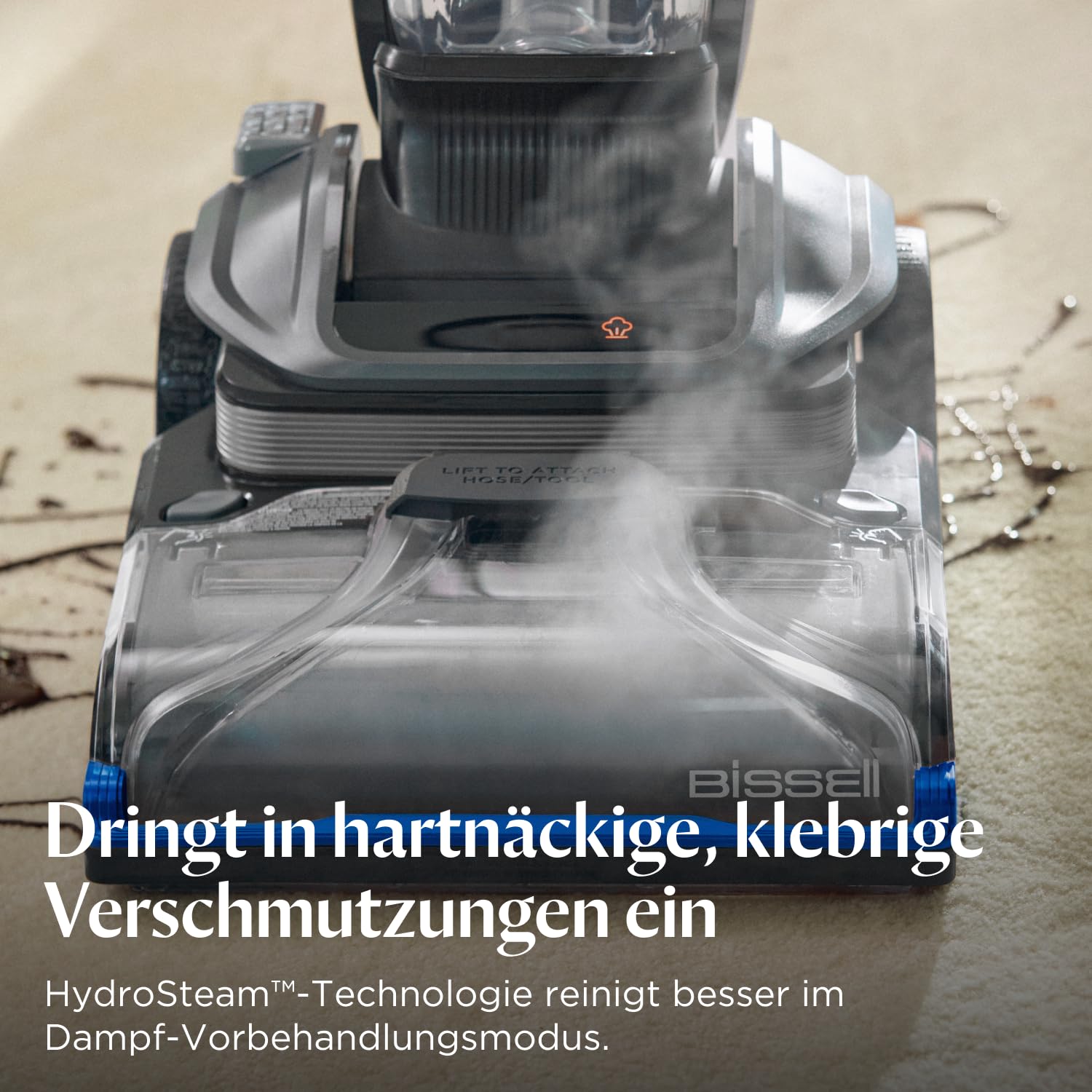 bissell-revolution-hydrosteam-teppichreiniger-3670n-dampf-1300w image 4