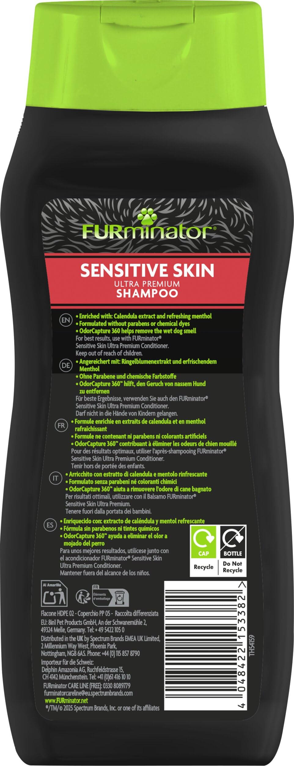 furminator-sensitive-skin-hunde-shampoo-473-ml-menthol image 2