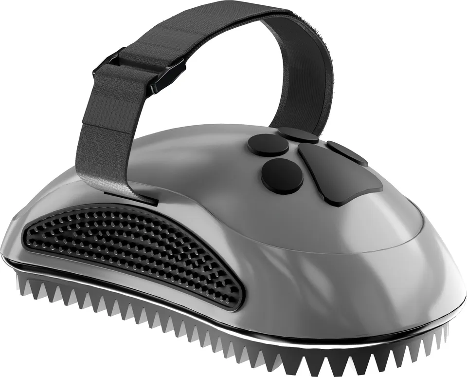furminator-striegel-s-gummib-rste-hunde-katzen-massage image 1