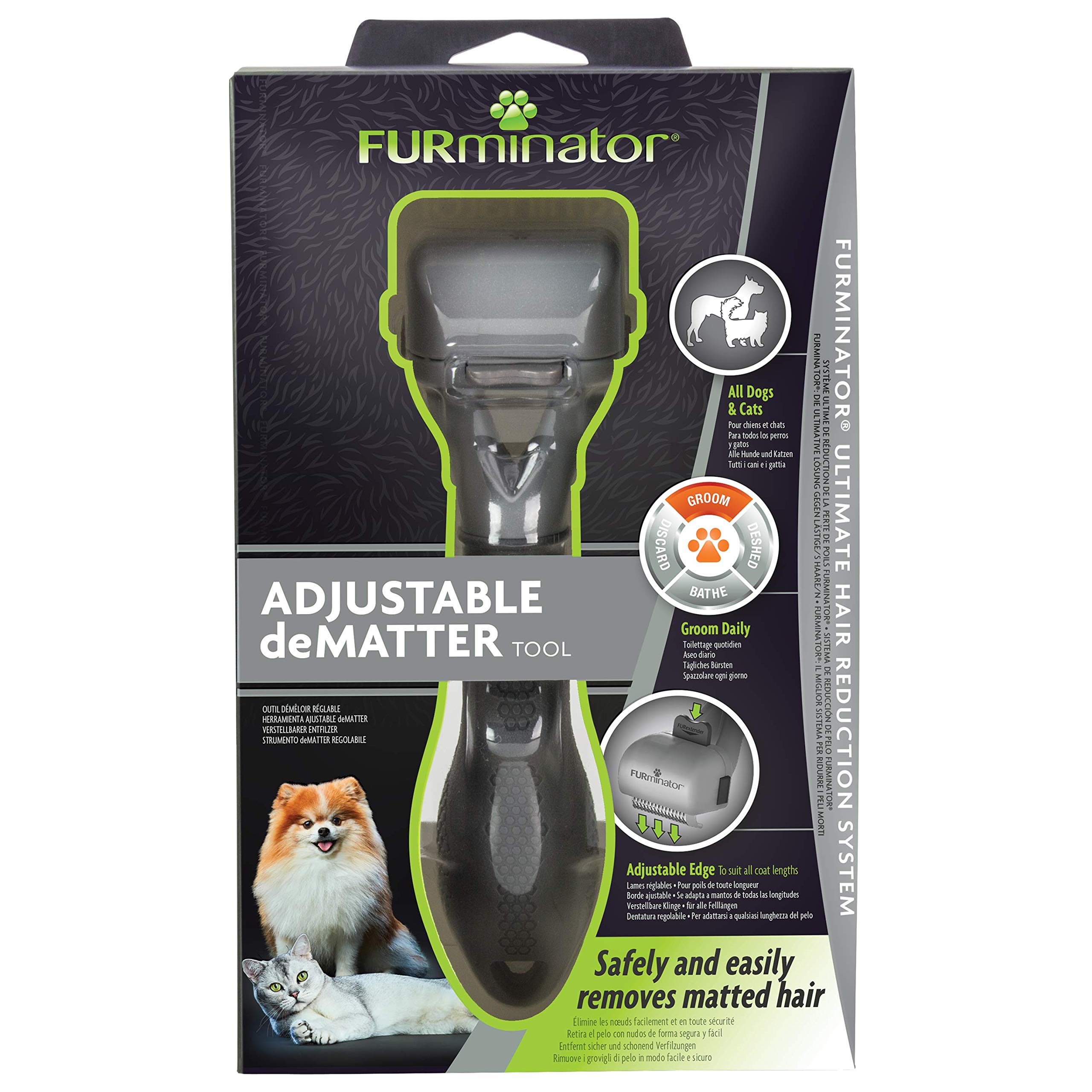 furminator-entfilzer-hund-katze-verstellbar-edelstahl image 2