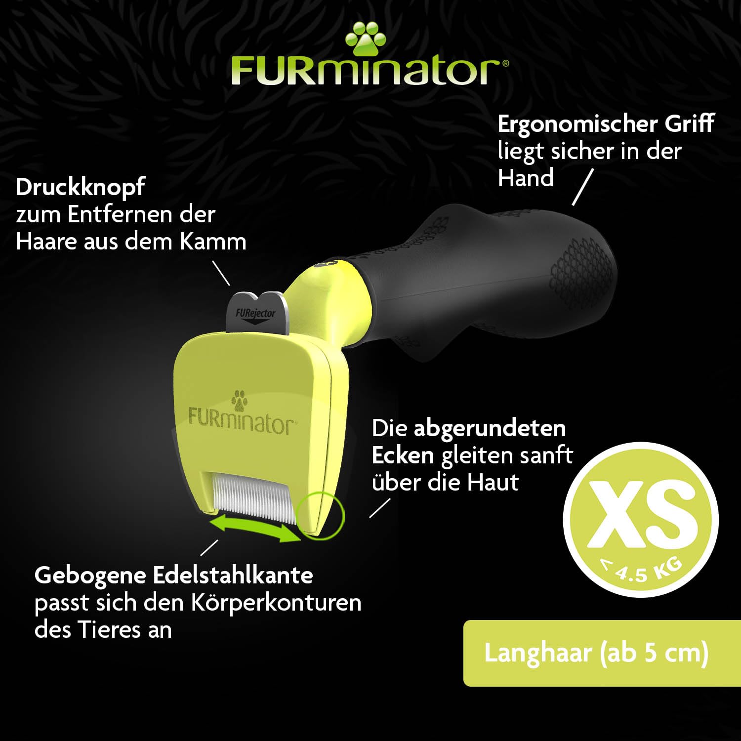 furminator-f-r-hunde-xs-langhaar-unterfellb-rste-bis-4-5kg image 4