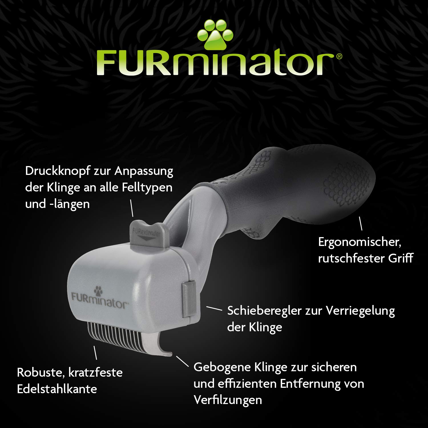 furminator-entfilzer-hund-katze-verstellbar-edelstahl image 3