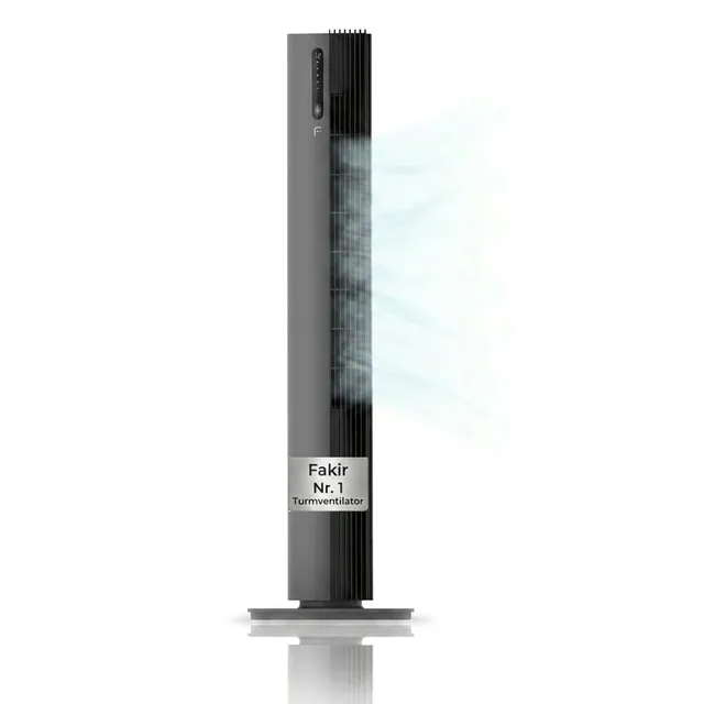 fakir-premium-tv-640-turmventilator-32-db-anthrazit image 1