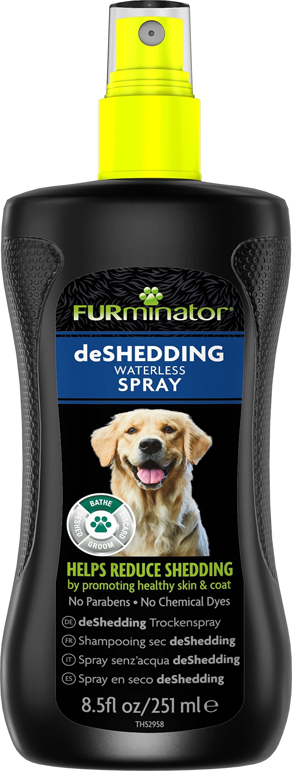 furminator-deshedding-hunde-spray-250-ml-trockenspray image 1