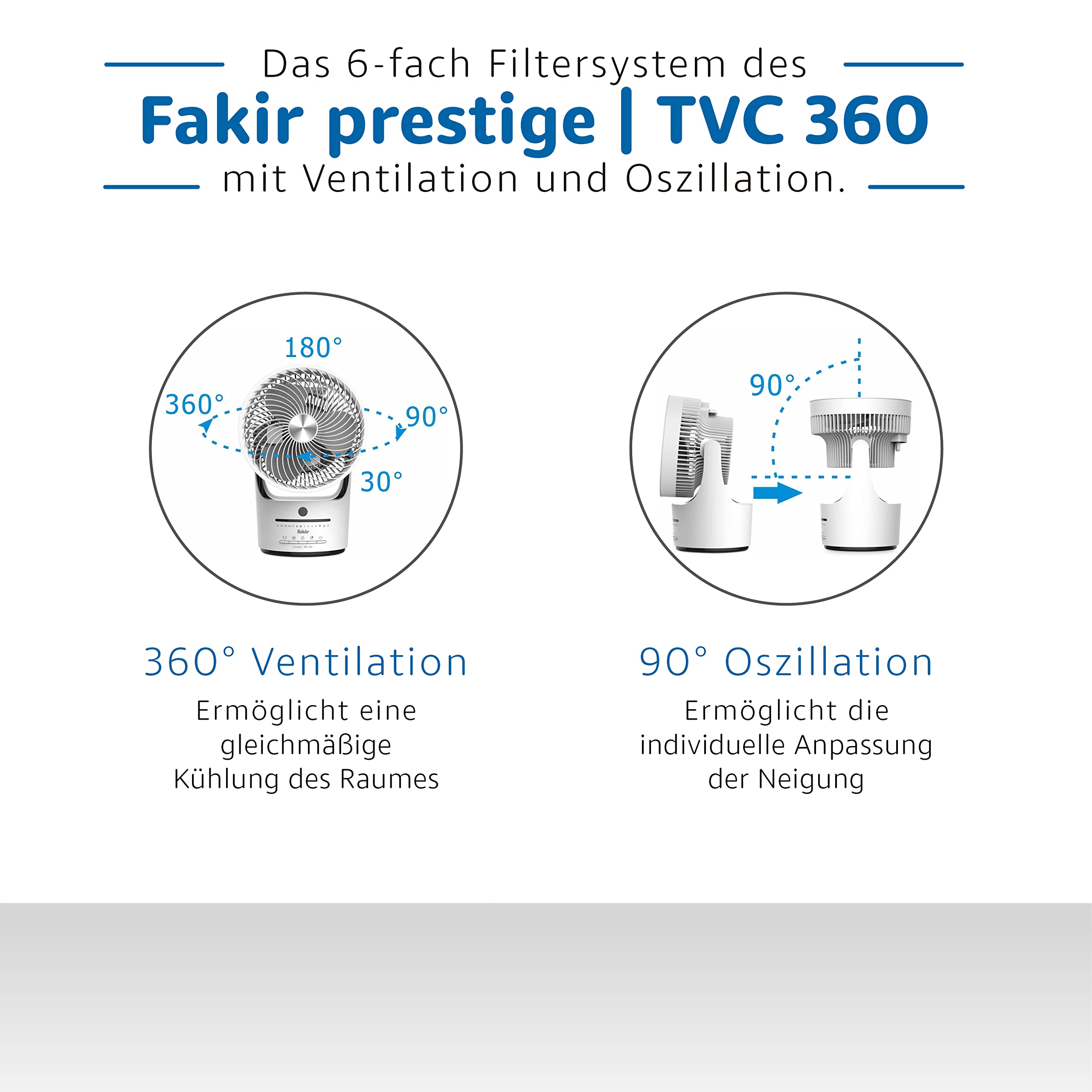 fakir-prestige-tvc-360-tischventilator-leise-mit-fernbedienung image 5