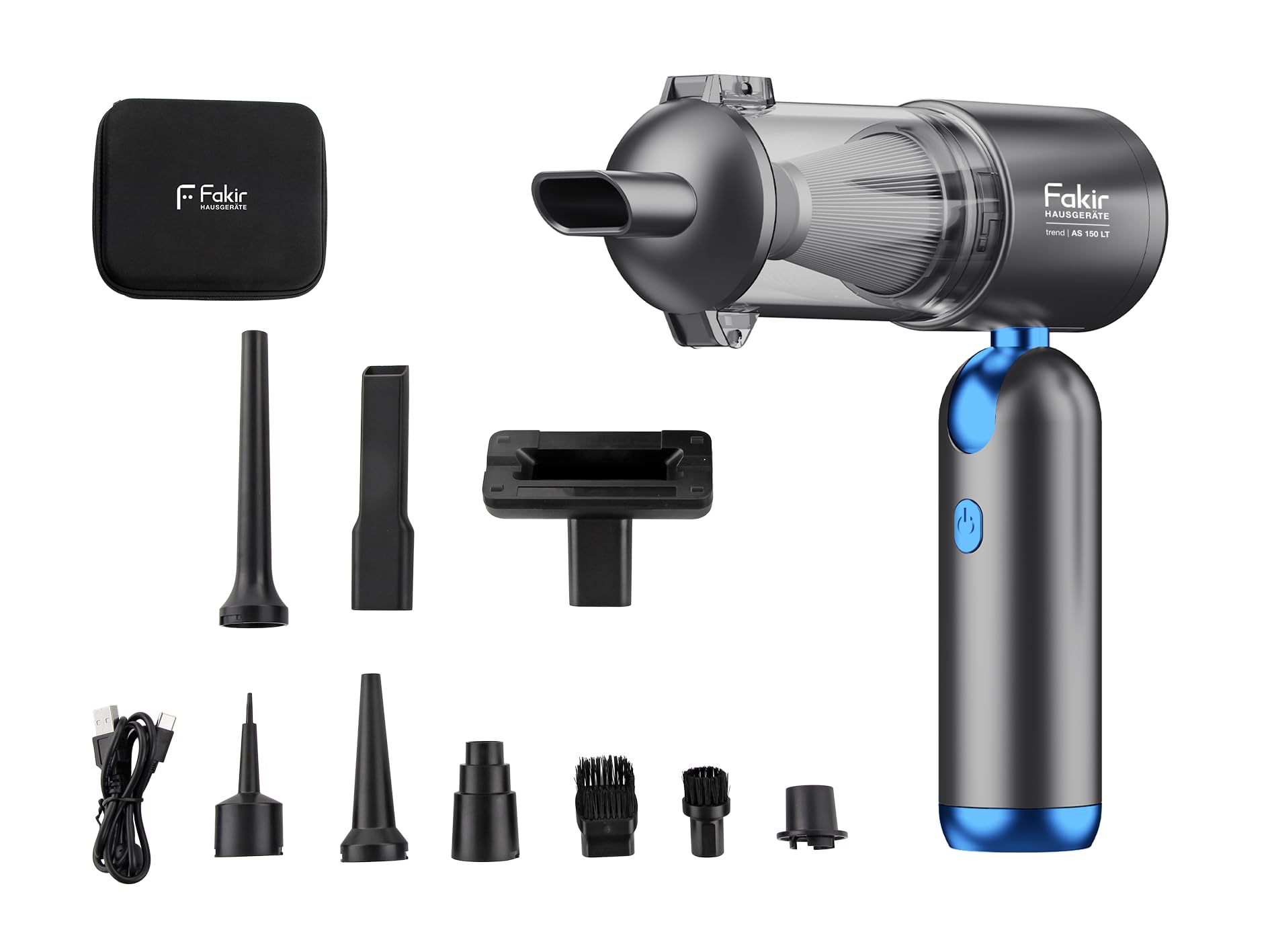 fakir-trend-as-150-lt-4in1-akku-handstaubsauger-120-w-in-anthrazit-blau image 4