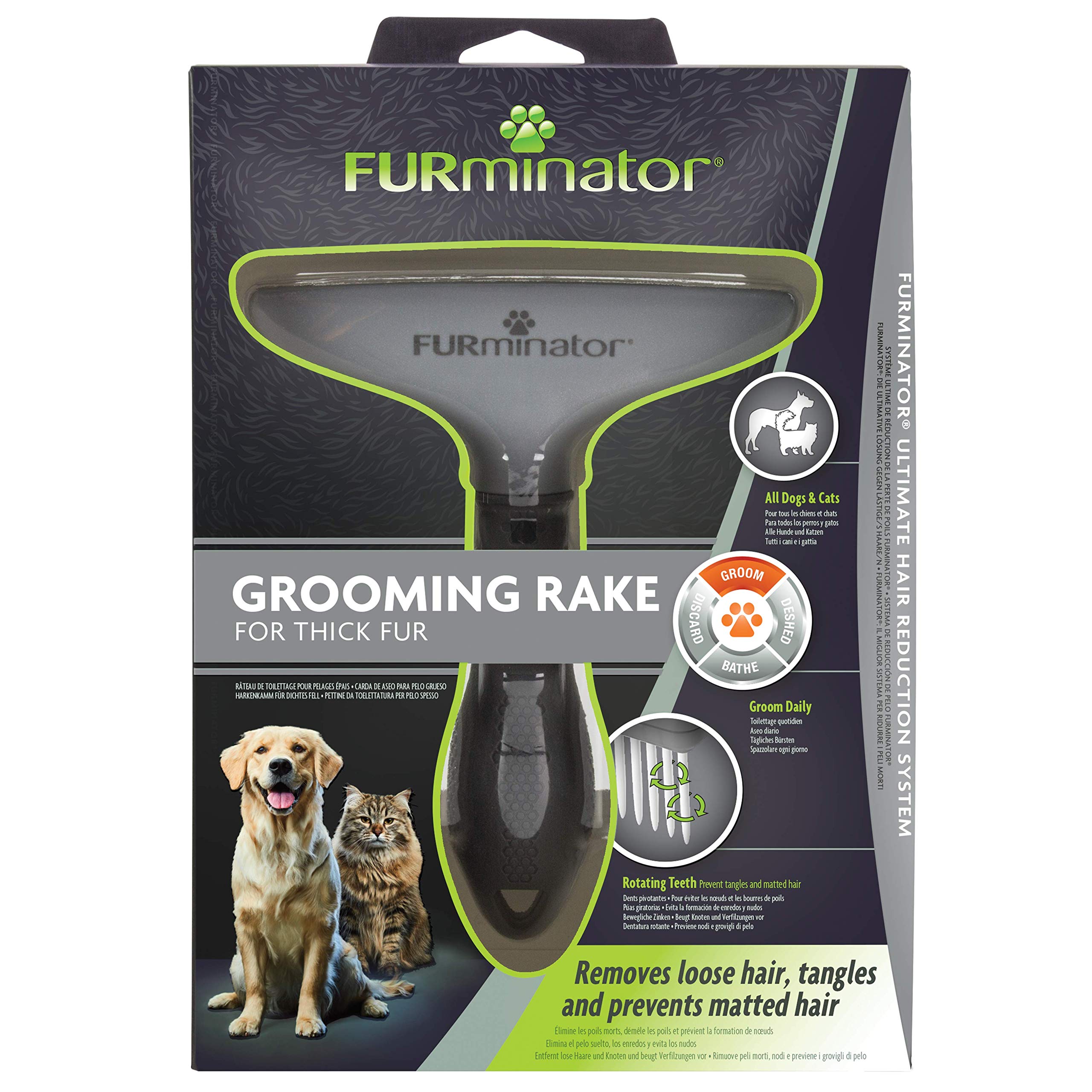 furminator-harkenkamm-langhaar-hund-katze-unterfellkamm image 2