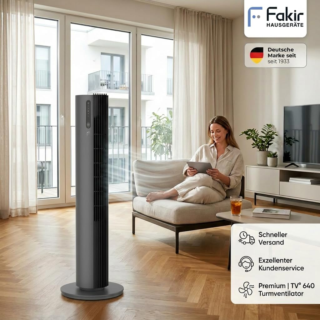 fakir-premium-tv-640-turmventilator-32-db-anthrazit image 7
