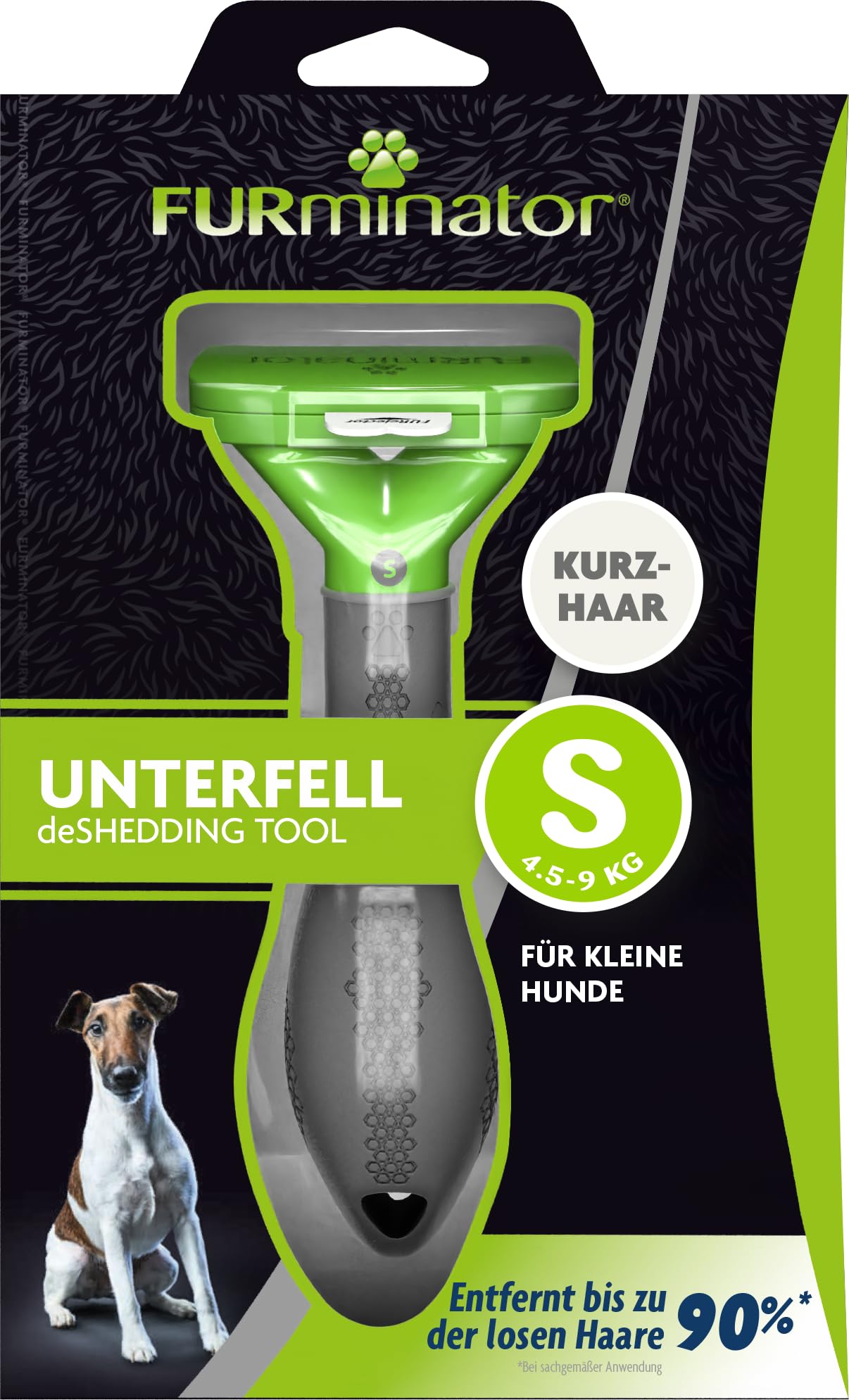 furminator-deshedding-tool-hund-gr-e-s-kurzhaar-hundeb-rste-f-r-kleine-hunde-zur image 2