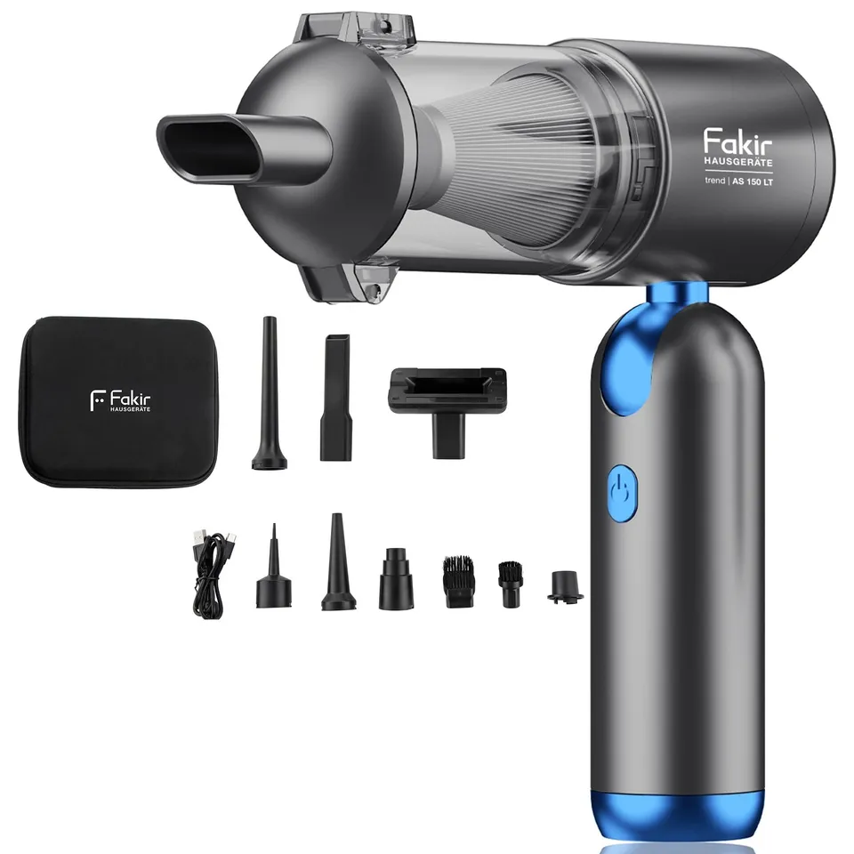 fakir-trend-as-150-lt-4in1-akku-handstaubsauger-120-w-in-anthrazit-blau image 1