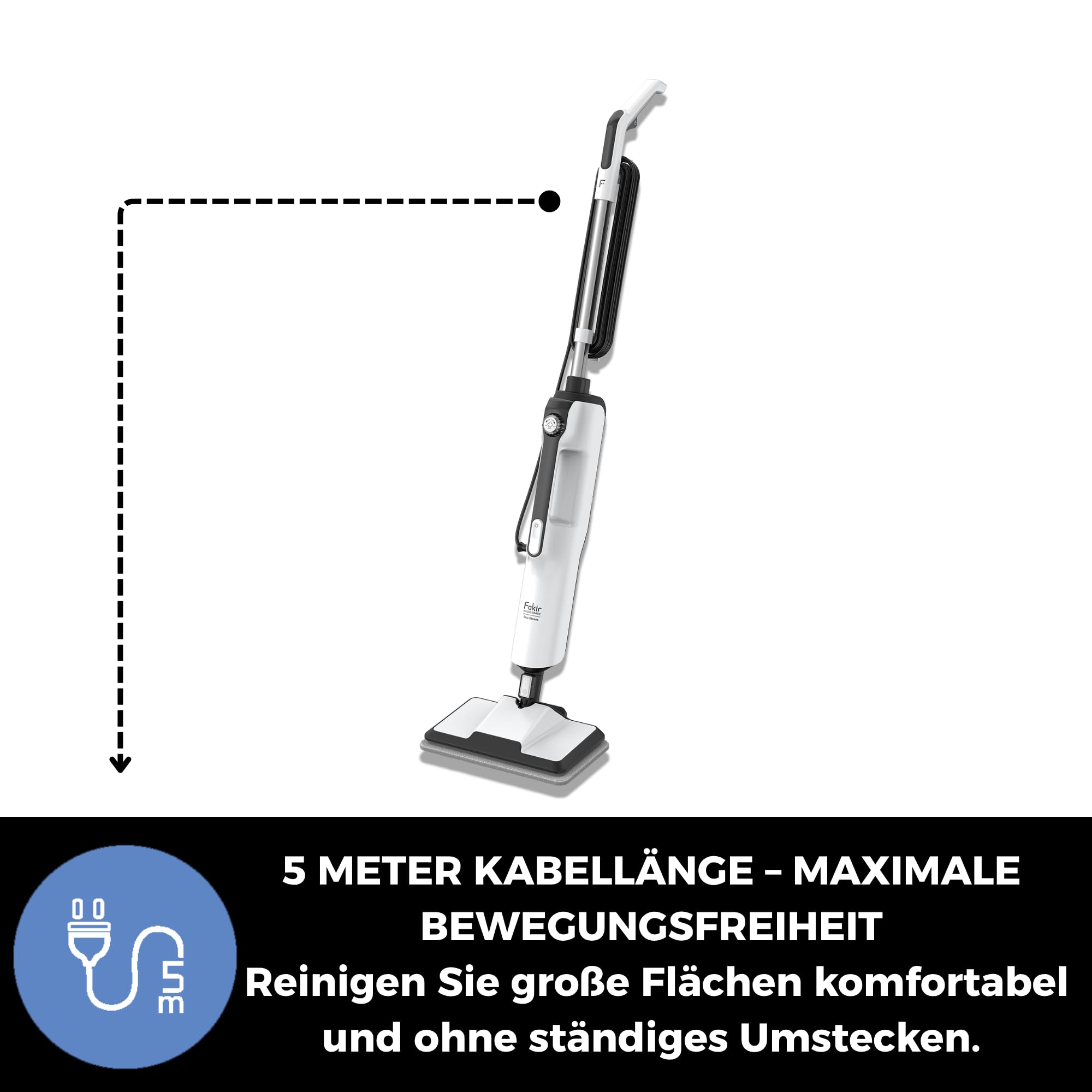 fakir-duo-steam-2-in-1-dampfreiniger-1400w-mit-380-ml-tank image 7