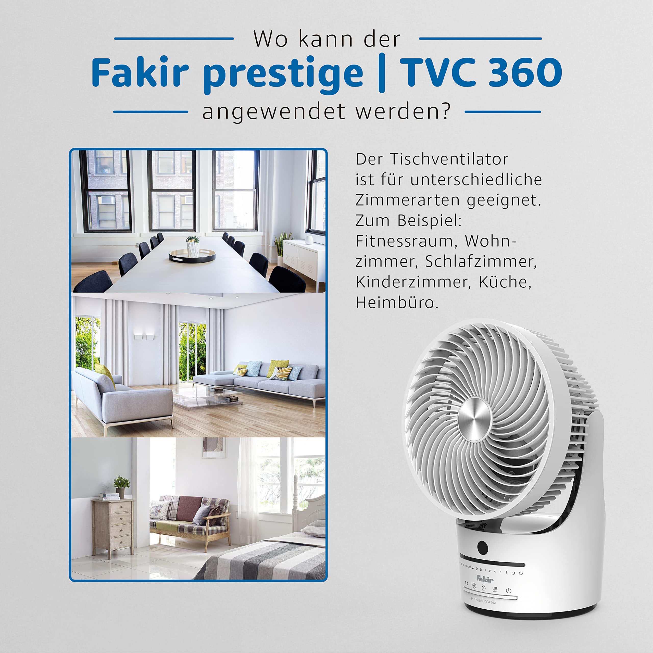 fakir-prestige-tvc-360-tischventilator-leise-mit-fernbedienung image 4