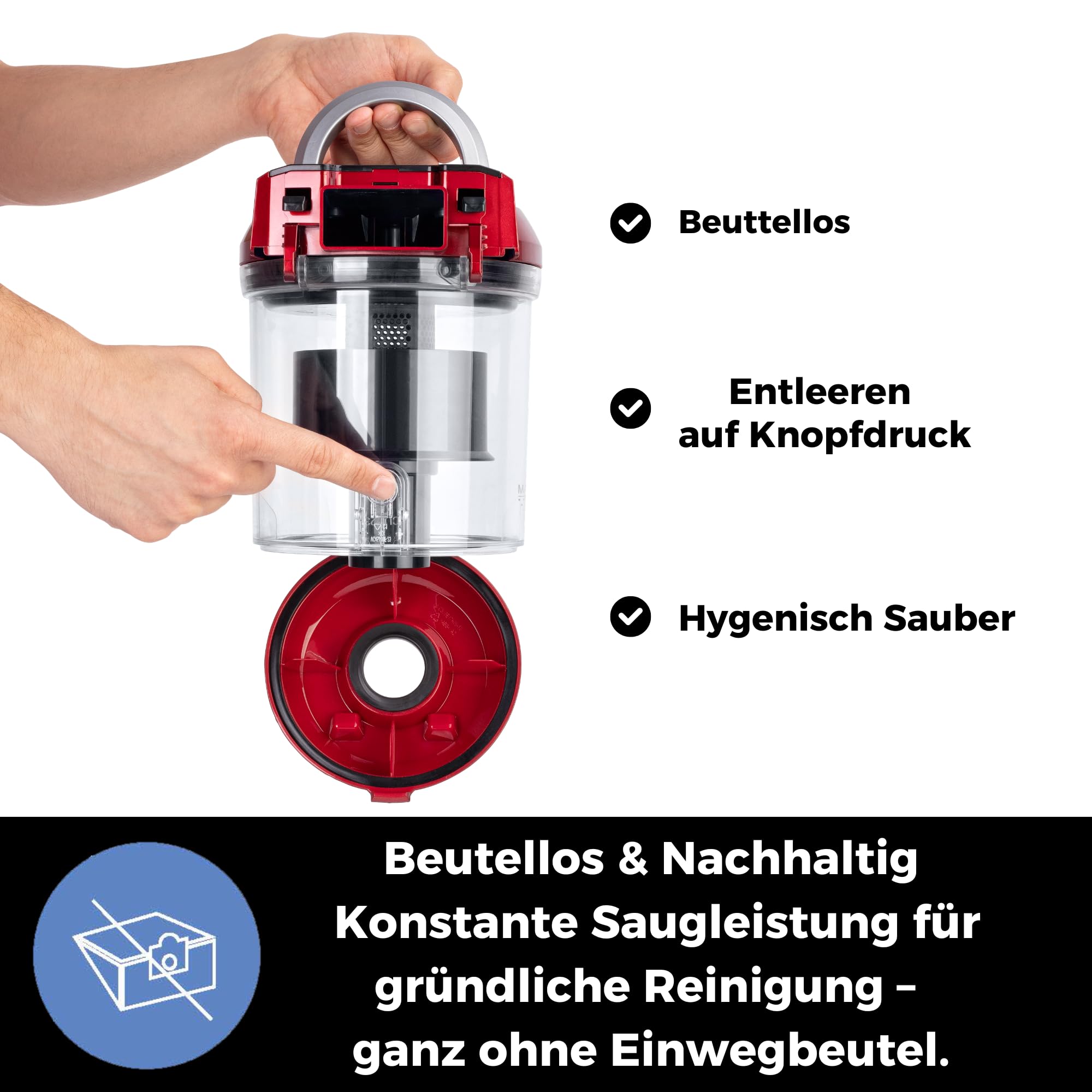 fakir-trend-bl-141-staubsauger-beutellos-700w-tierhaare image 3