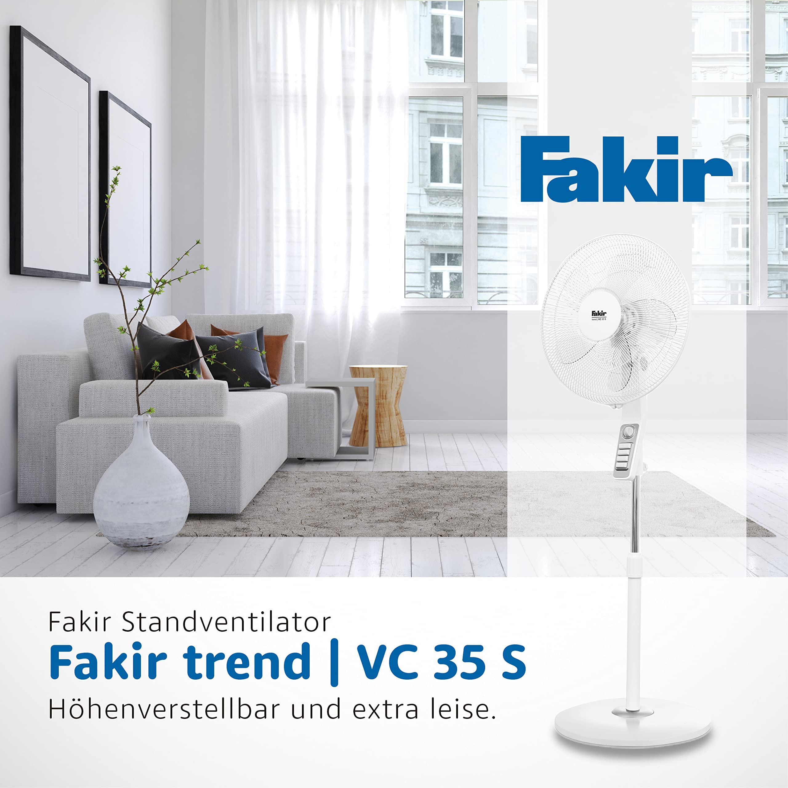 fakir-trend-vc-35-s-standventilator-wei-60w-h-henverstellbar image 2