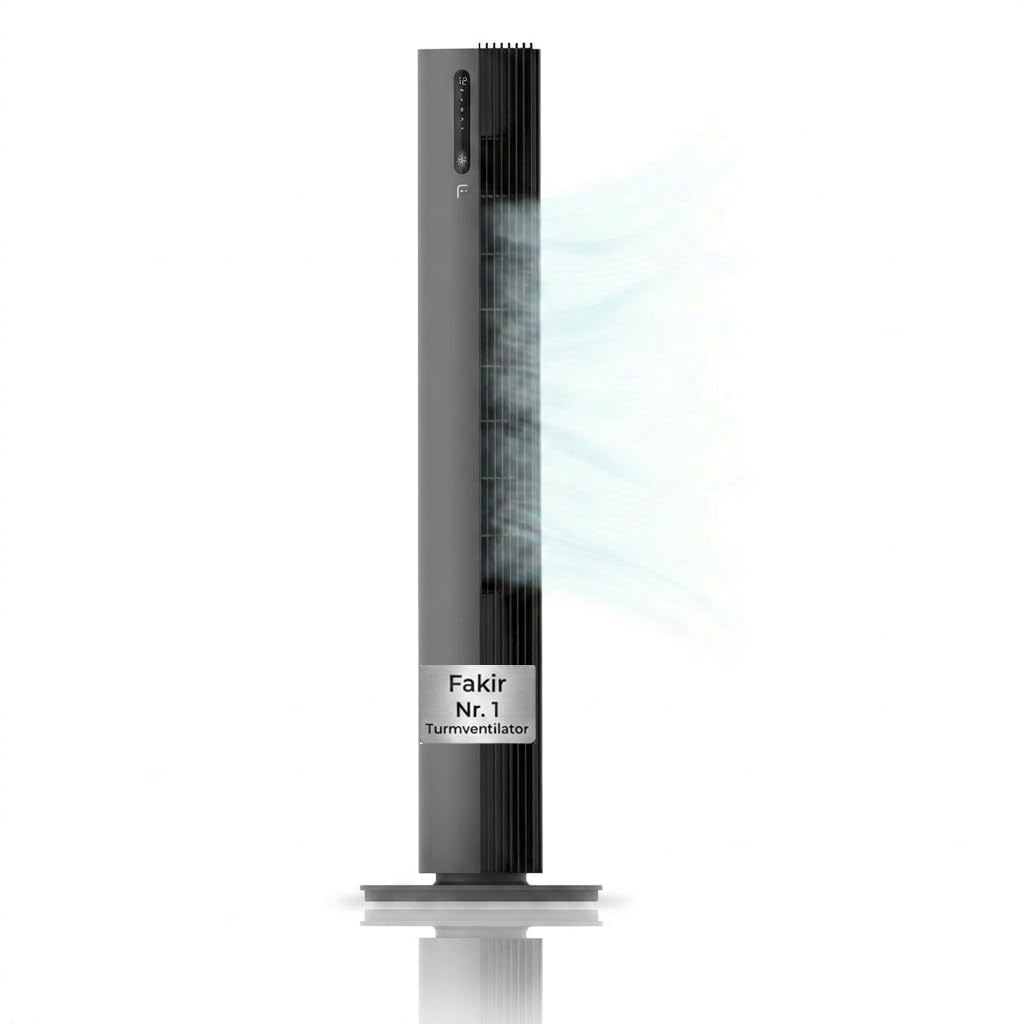 fakir-premium-tv-640-turmventilator-32-db-anthrazit image 1