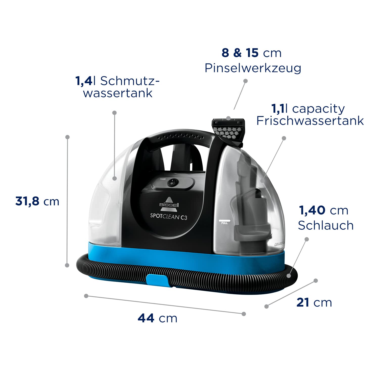 bissell-spotclean-c3-fleckenreiniger-polsterreiniger-stain-trapper image 6