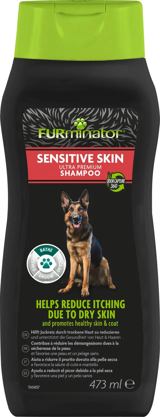 furminator-sensitive-skin-hunde-shampoo-473-ml-menthol image 1