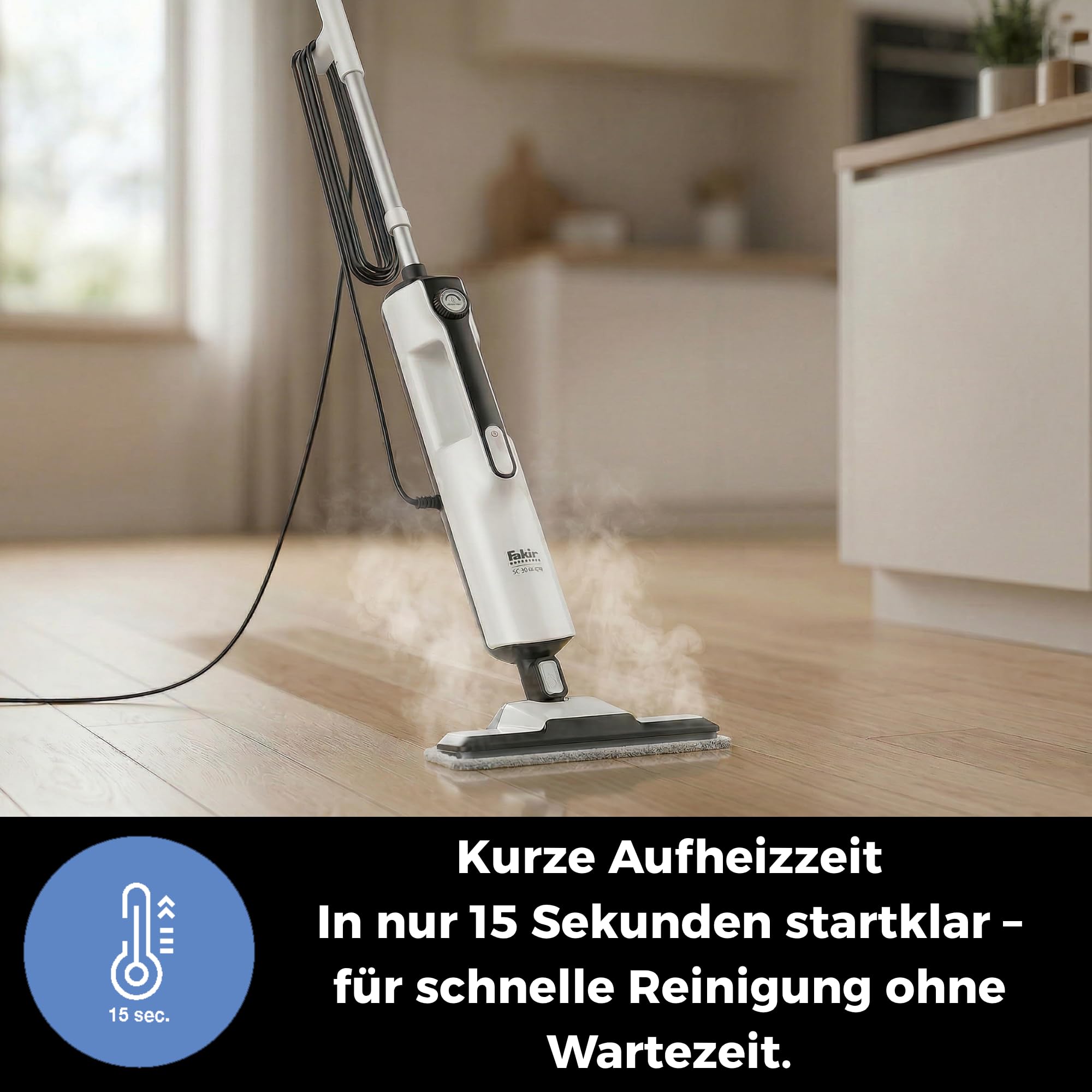 fakir-duo-steam-2-in-1-dampfreiniger-1400w-mit-380-ml-tank image 4