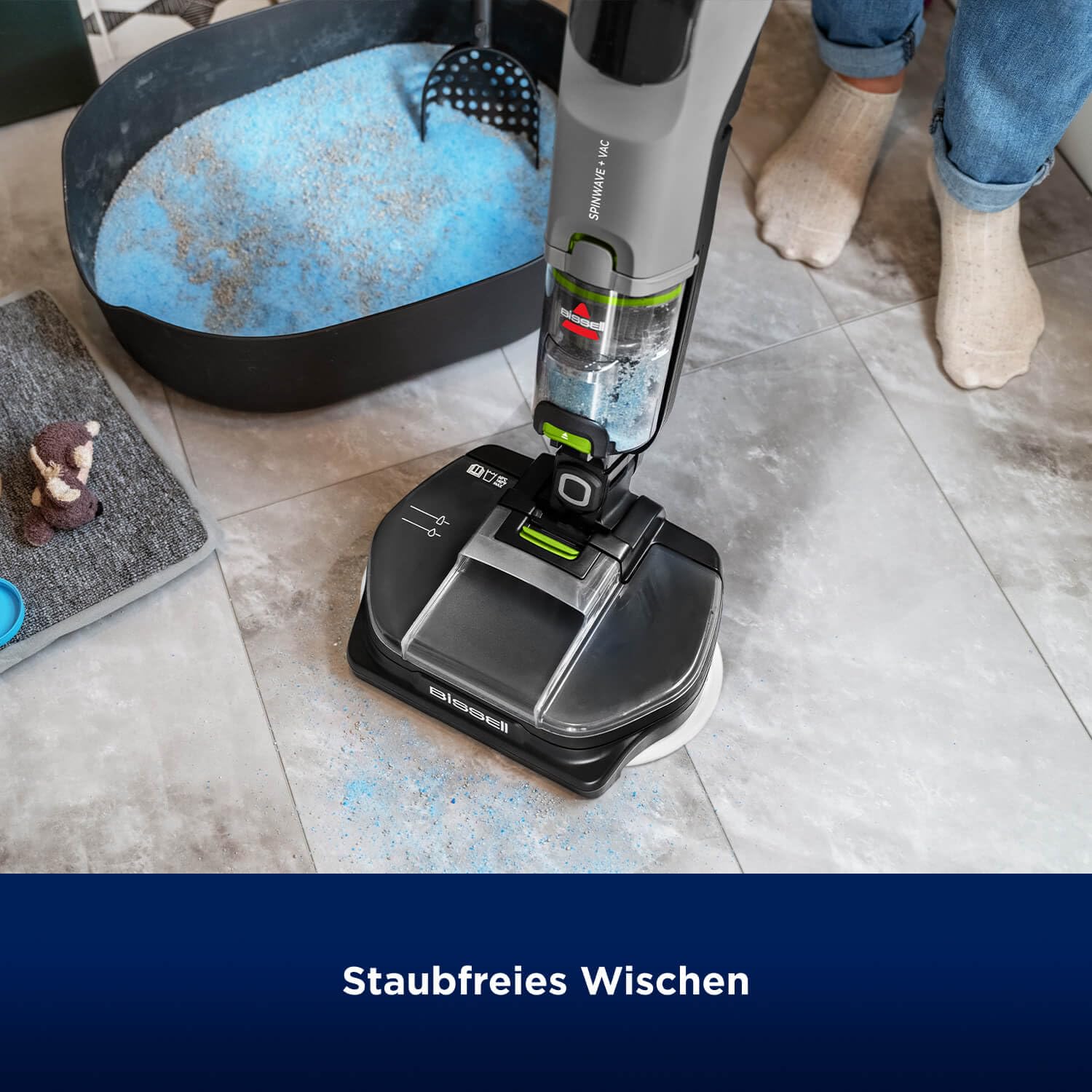 bissell-spinwave-vac-pet-3885n-hartbodenreiniger-akku-tierhaare image 2