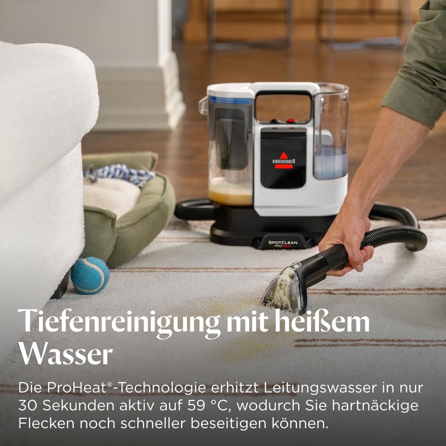 bissell-spotclean-proheat-advanced-3924n-teppichreiniger-mit-heizung image 3