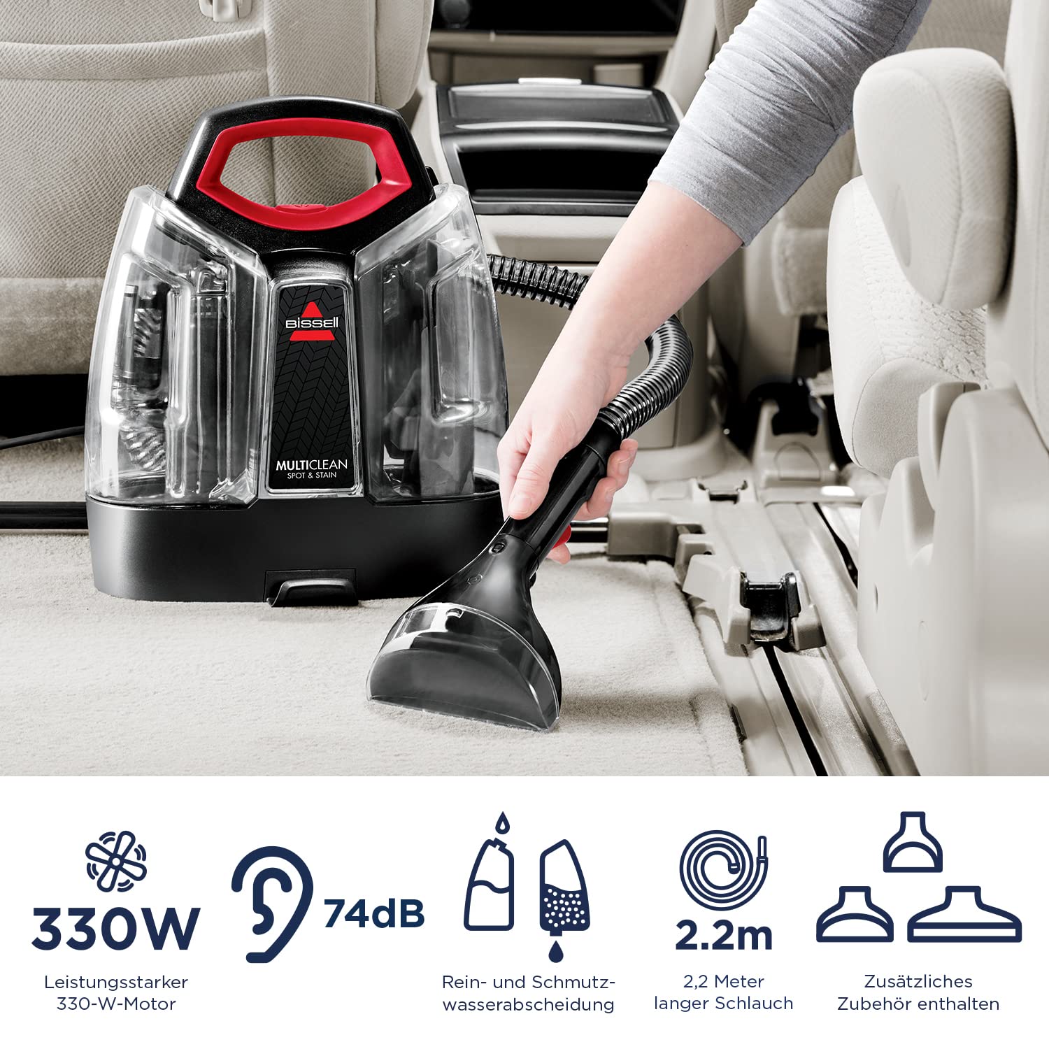bissell-multiclean-spot-stain-4720m-waschsauger-330w-auto image 4