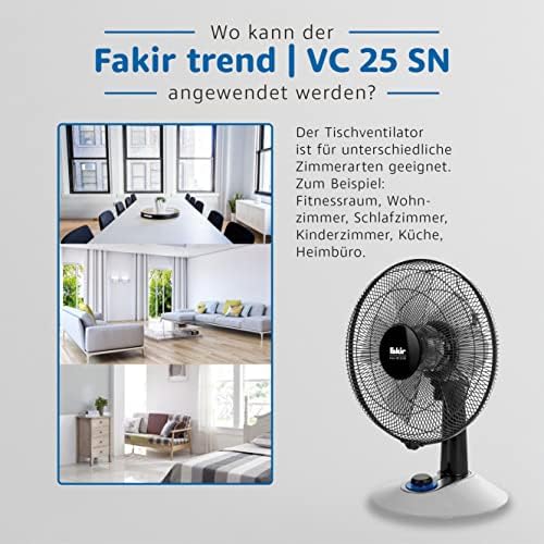 fakir-trend-vc-25-n-tischventilator-38-db-schwarz-wei image 4