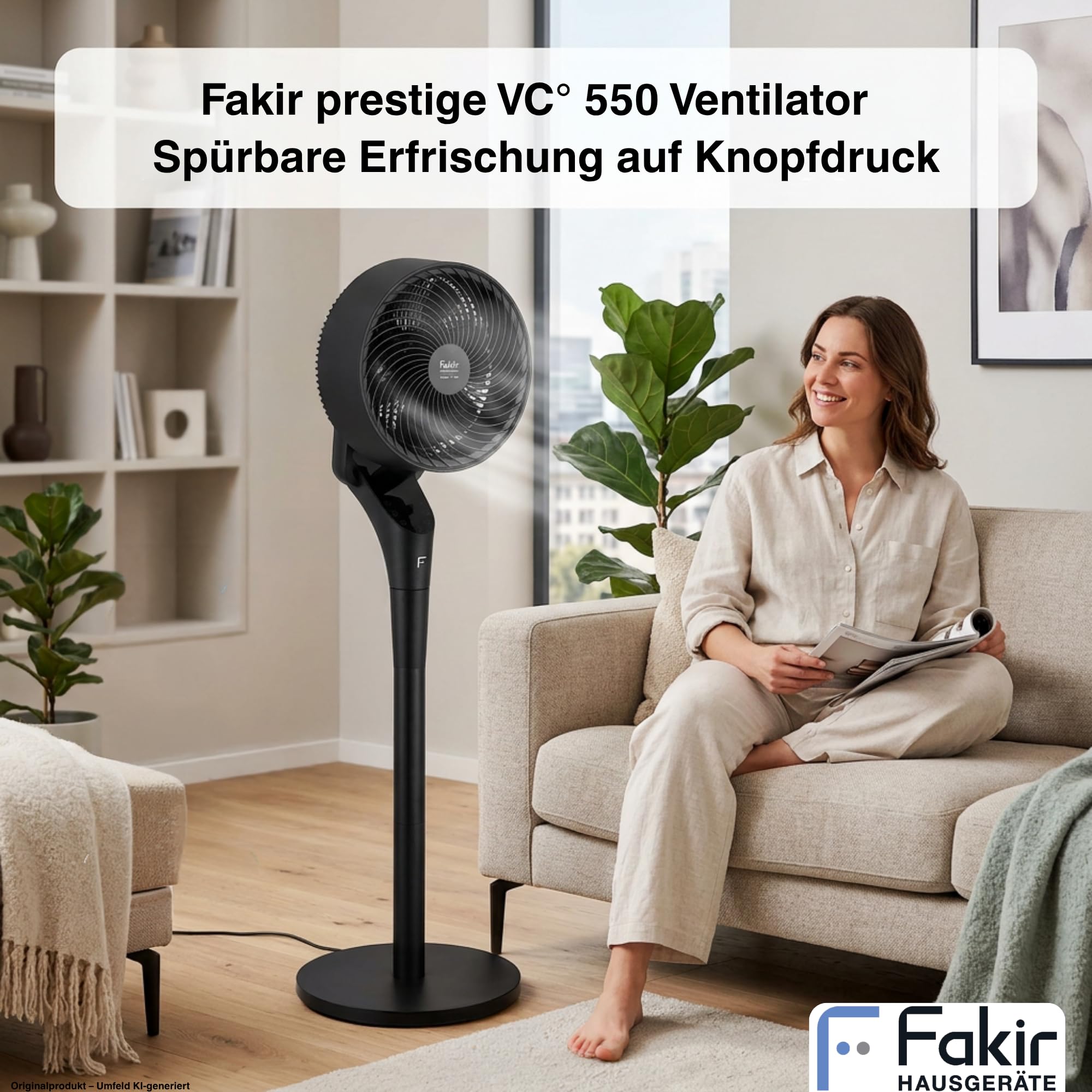 fakir-prestige-vc-550-2in1-standventilator-mit-dc-motor-in-anthrazit image 2