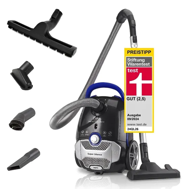 fakir-vac-power-ts-721-bodenstaubsauger-800w-hepa-h14-3l image 1